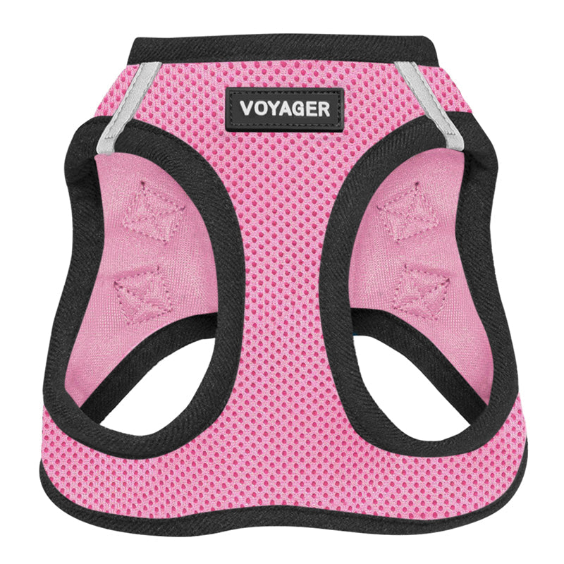 Breathable Step-In Dog Harness Pink / XXXS (Chest: 11"-12")
