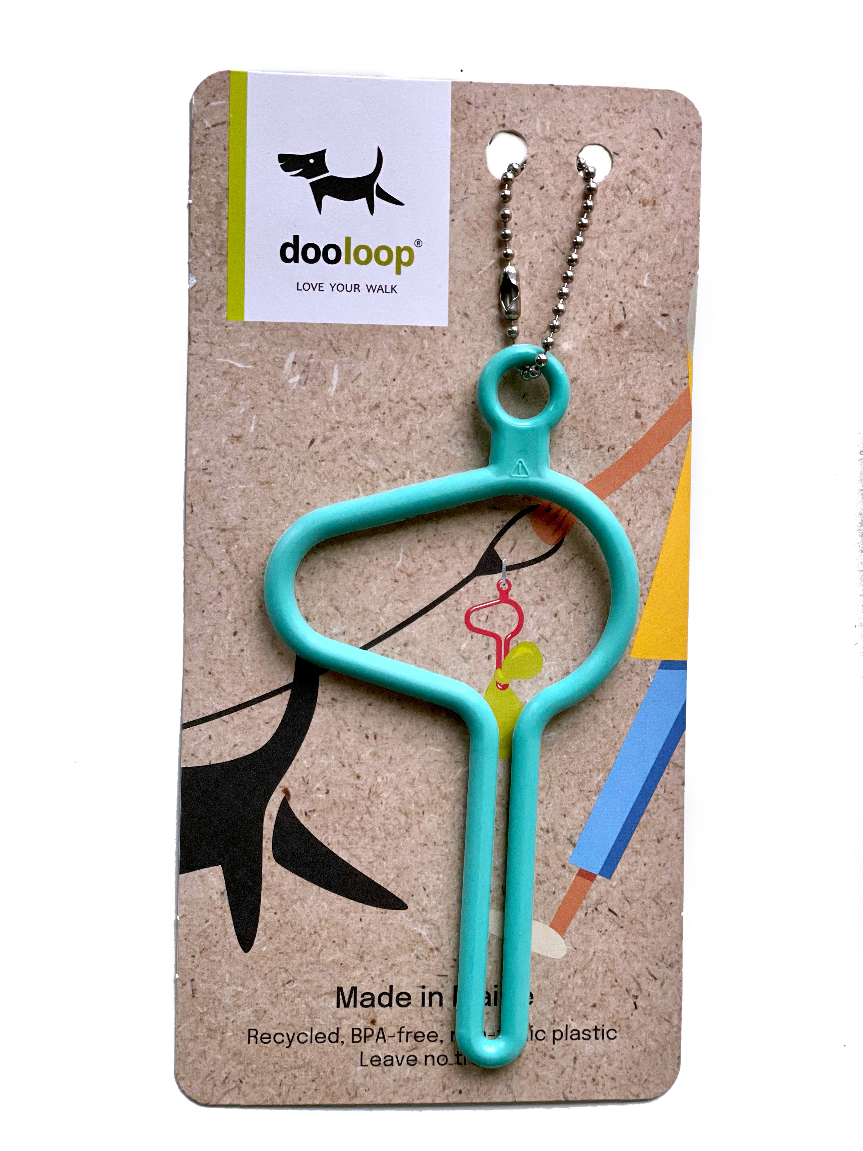 Hands-Free Dog Waste Bag Holder for Leashes and Backpacks, Recycled Plastic Clip in Eleven Colors source image 21