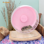 Super-Silent Hamster Exercise Wheel with Adjustable Height and Dual-Bearing Spinner in Four Sizes source image 21