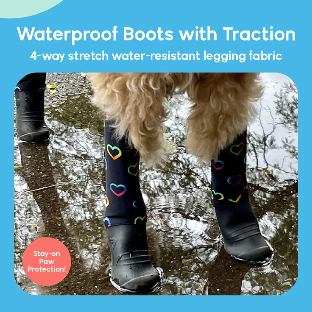 Waterproof Dog Boot Leggings for Winter Walks, Seam-Free TPE Paw Covers and Full-Leg Protection source image 21