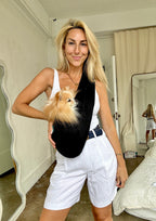 Linen Dog Sling Carrier product image 21