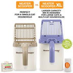 Scoop-to-Bag Cat Litter Scoop for One-Handed Cleanup, Quick-Sift Head and Large-Capacity Bag Bin source image 22