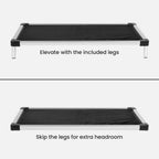 Chew-Resistant Padded Elevated Dog Crate Bed with Aluminum Frame in Five Sizes and Four Colors product image 22