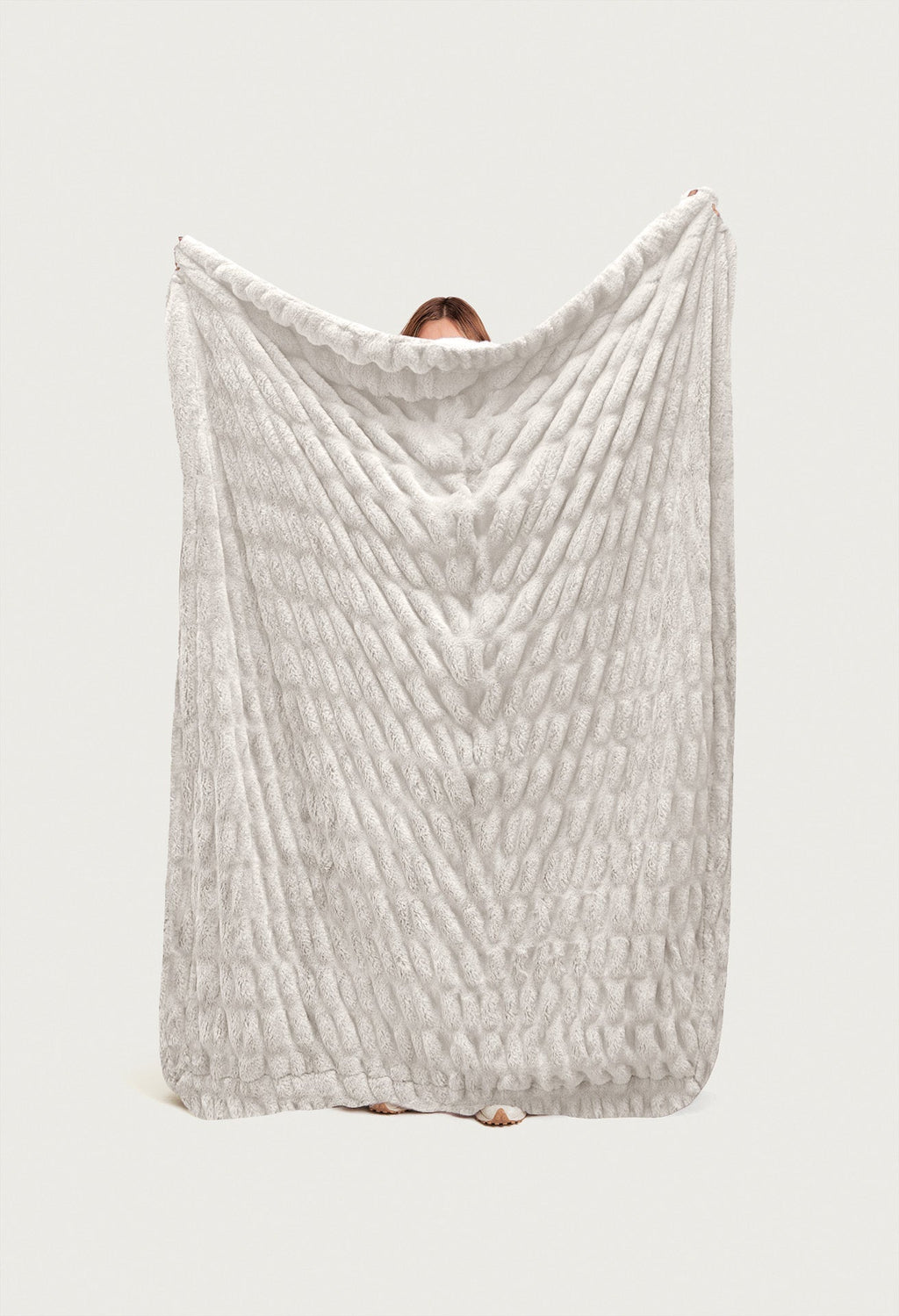 Ruched Faux-Fur Throw Blanket product image 22