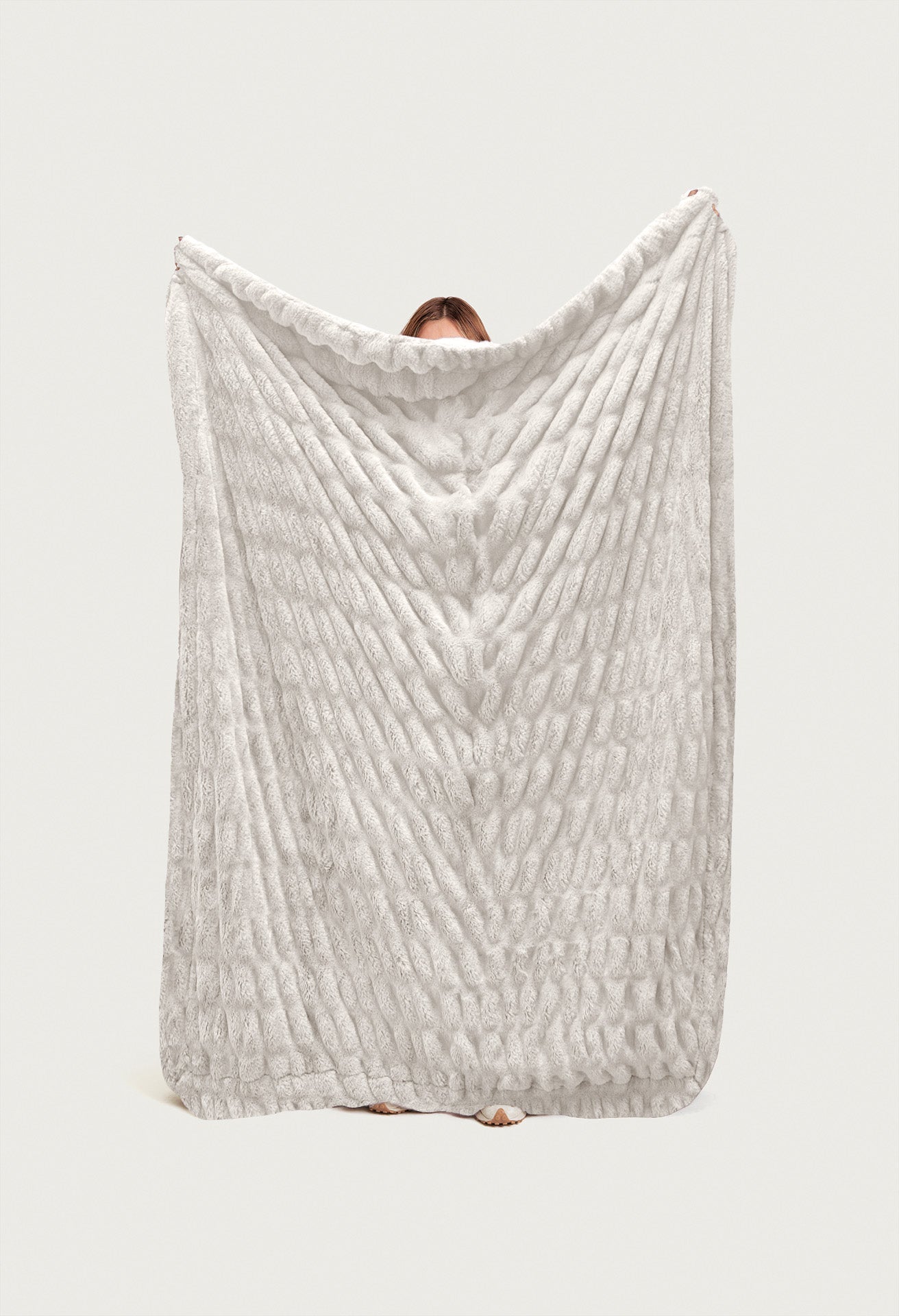 Ruched Faux-Fur Throw Blanket product image 22
