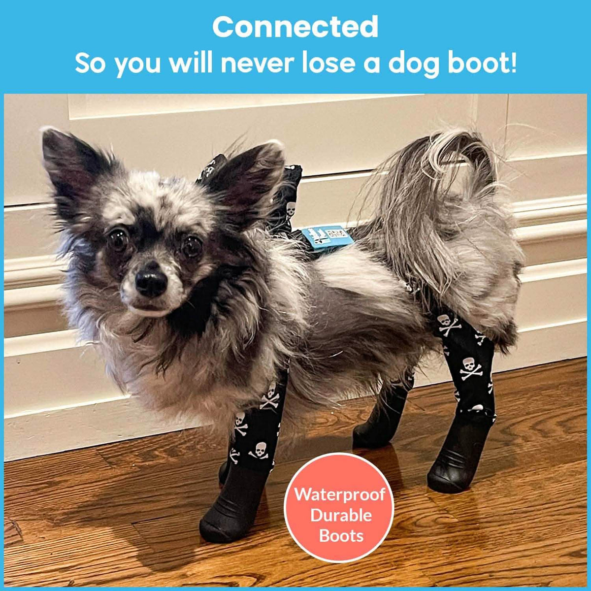 Waterproof Dog Boot Leggings for Winter Walks, Seam-Free TPE Paw Covers and Full-Leg Protection source image 24