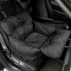 Pet Car Seat and Carrier for Dogs or Cats up to 25 lb, Water-Resistant Oxford Seat with Removable Cushion source image 24