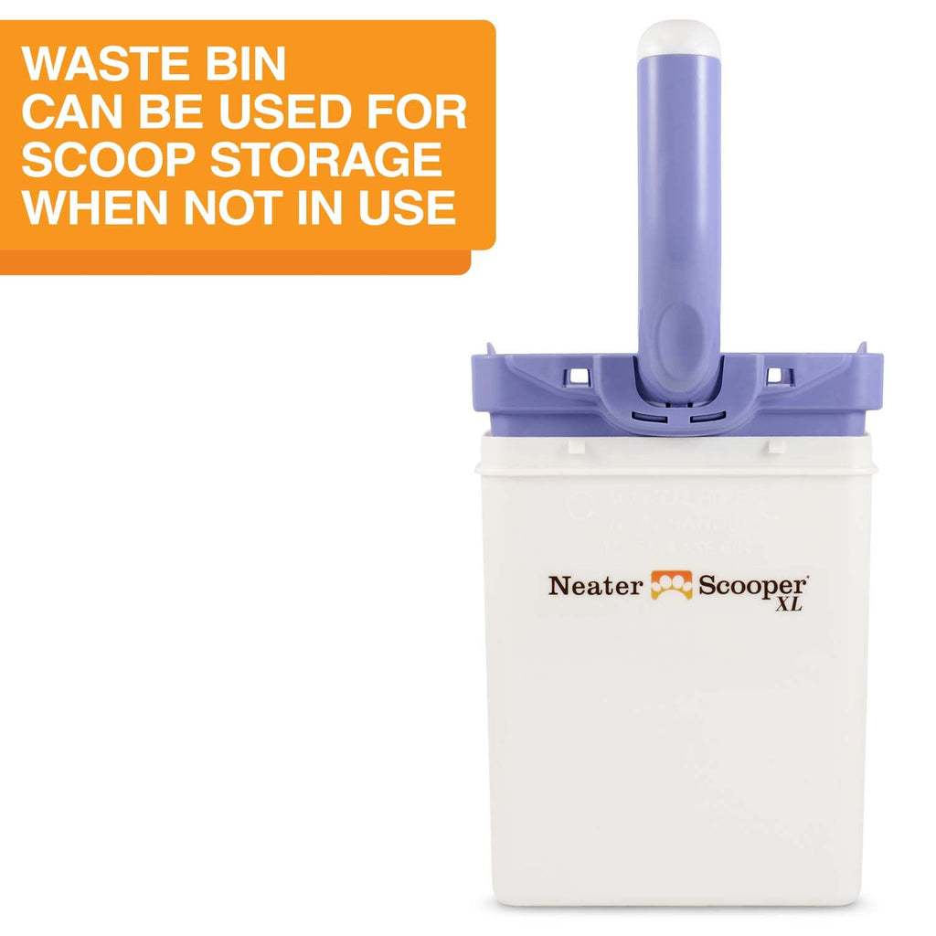 Scoop-to-Bag Cat Litter Scoop for One-Handed Cleanup, Quick-Sift Head and Large-Capacity Bag Bin source image 24