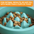 Slow Feeder Dog Bowl, Nine-Peak Non-Skid Two-Cup Design for Flat-Faced and Fast-Eating Dogs source image 25