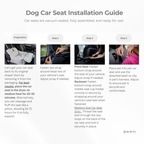 Pet Car Seat and Carrier for Dogs or Cats up to 25 lb, Water-Resistant Oxford Seat with Removable Cushion source image 25