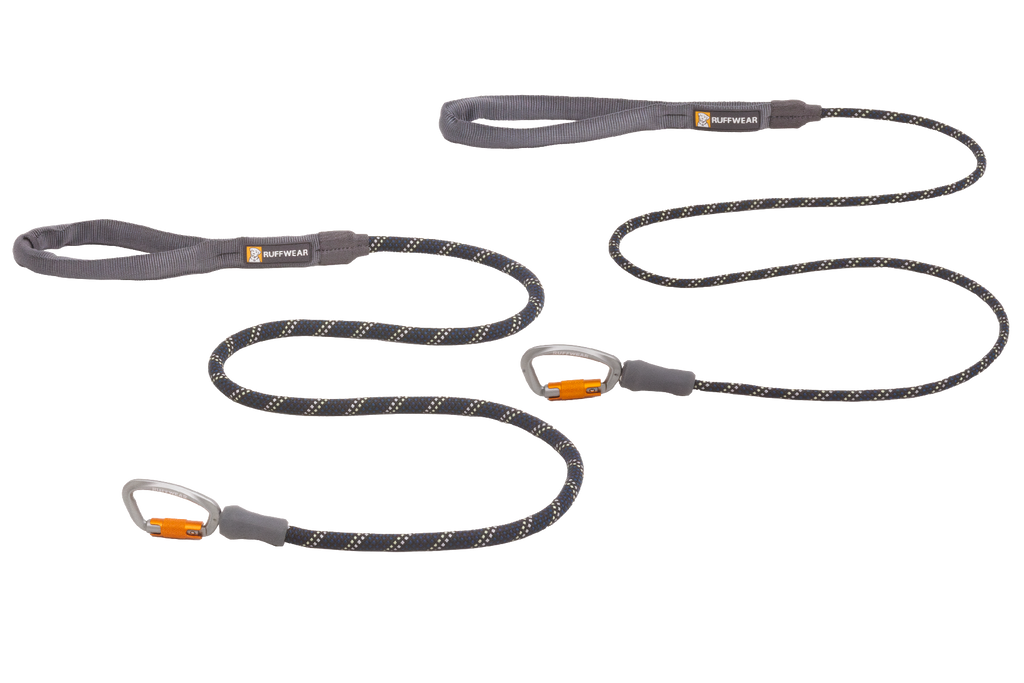 Reflective Rope Dog Leash for Everyday Walks, Auto-Locking Swivel Carabiner in Two Rope Diameters source image 25