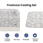 Cooling Dog Bed and Couch Cover Set, Breathable Washable Mat with Non-Slip Base in Multiple Sizes and Patterns source image 26