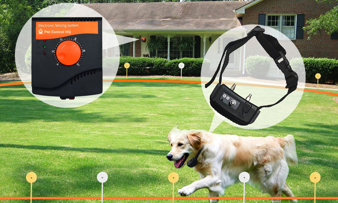 Rechargeable Electric Dog Fence System with Heavy-Duty Boundary Wire for One to Three Dogs and Large Yards source image 26