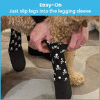 Waterproof Dog Boot Leggings for Winter Walks, Seam-Free TPE Paw Covers and Full-Leg Protection source image 27