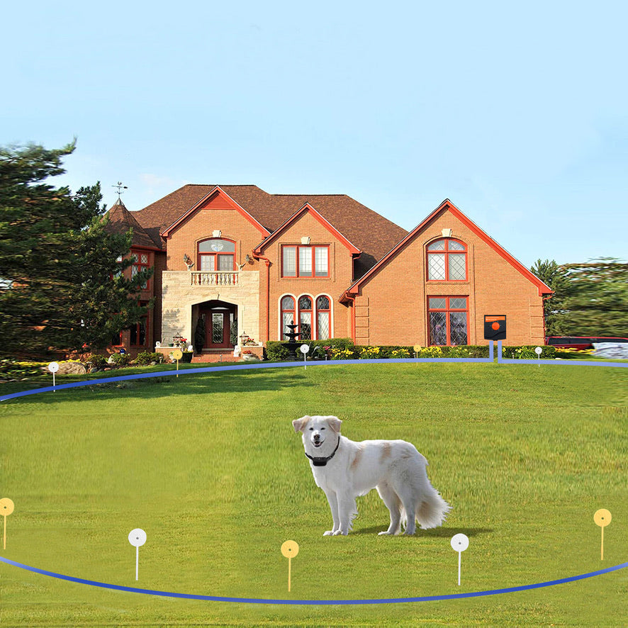 Rechargeable Electric Dog Fence System with Heavy-Duty Boundary Wire for One to Three Dogs and Large Yards source image 27