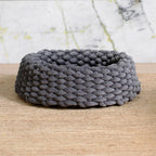 Handwoven Cat Nest Bed, Adjustable Velvety Knotted Design in Five Neutral and Earth-Tone Colors source image 27