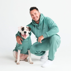 Fleece-Lined Human Hoodie, Essential Teal Hoodie / S