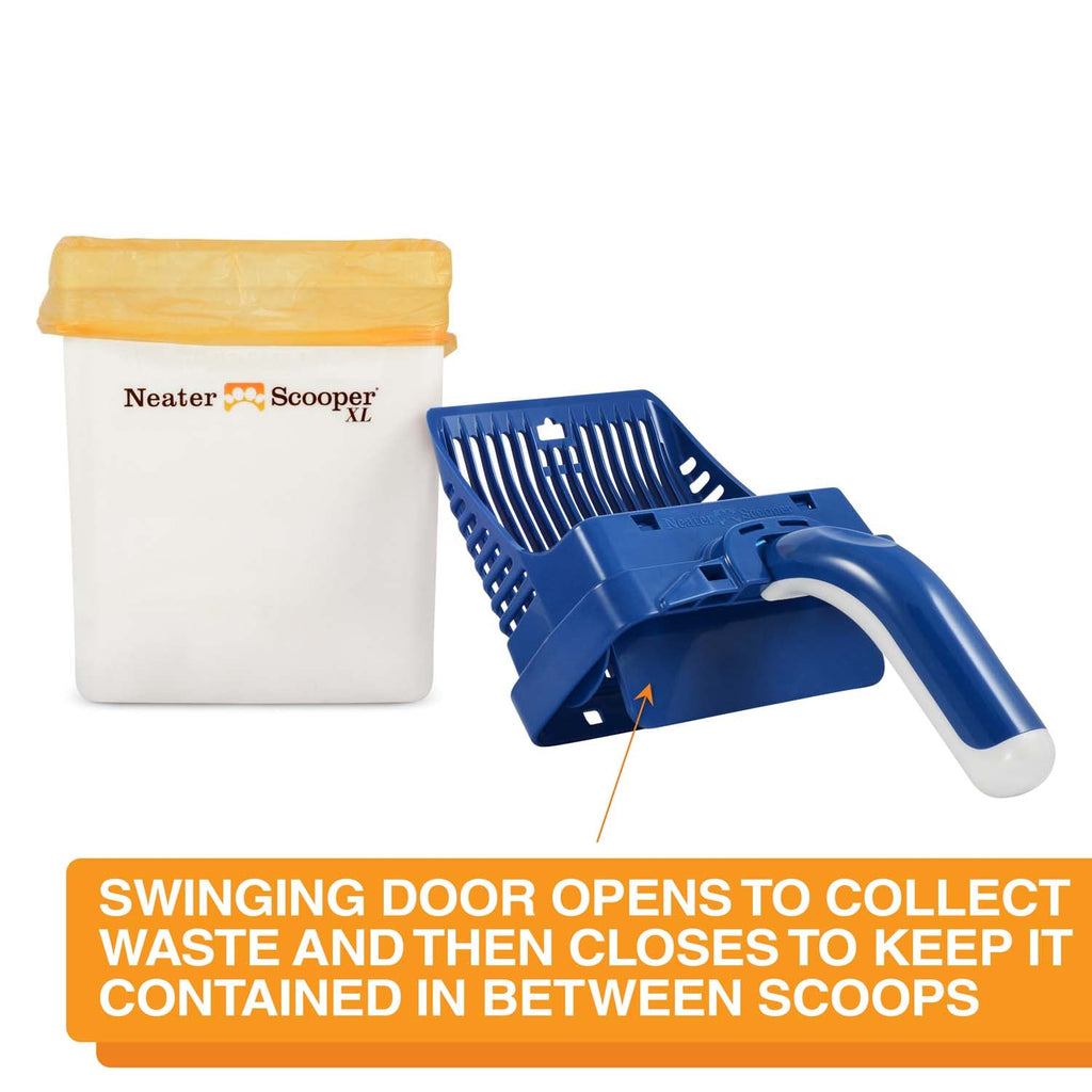 Scoop-to-Bag Cat Litter Scoop for One-Handed Cleanup, Quick-Sift Head and Large-Capacity Bag Bin source image 28