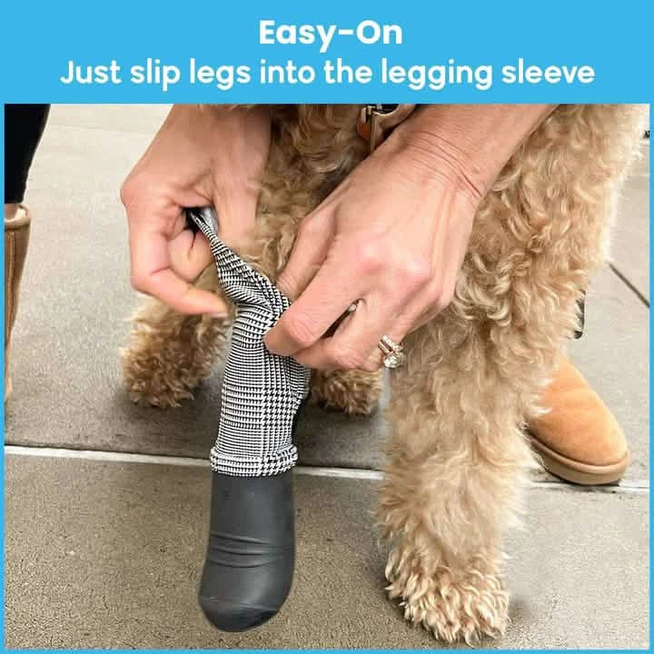 Waterproof Dog Boot Leggings for Winter Walks, Seam-Free TPE Paw Covers and Full-Leg Protection source image 28