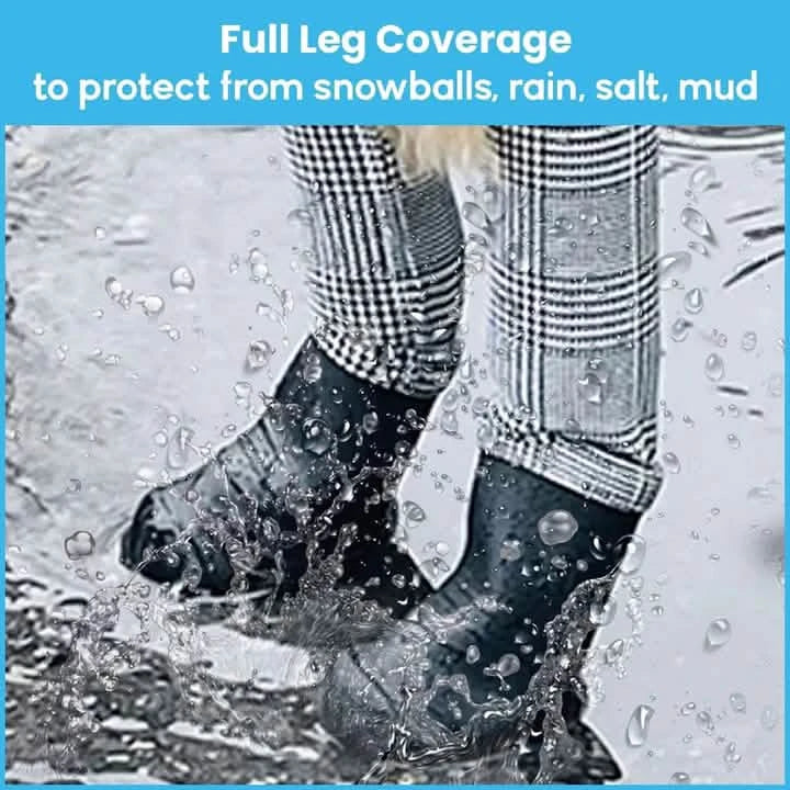 Waterproof Dog Boot Leggings for Winter Walks, Seam-Free TPE Paw Covers and Full-Leg Protection source image 29