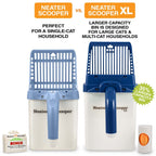 Scoop-to-Bag Cat Litter Scoop for One-Handed Cleanup, Quick-Sift Head and Large-Capacity Bag Bin source image 29