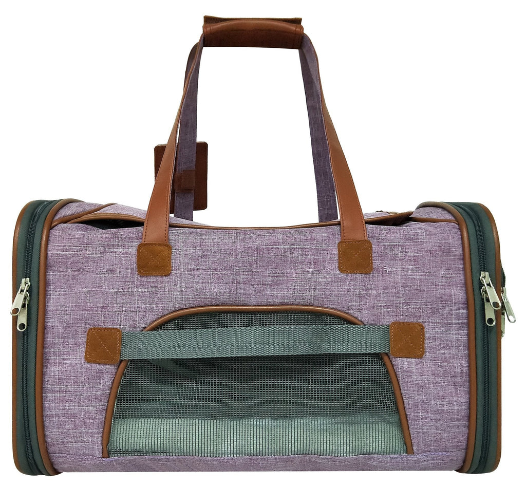 Soft-Sided Airline Pet Carrier for Cats and Small Dogs with Mesh Ventilation and Expandable Port product image 30