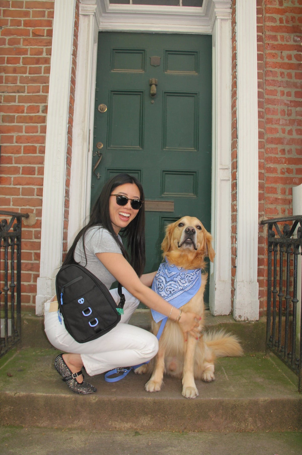 Waterproof Dog Walking Shoulder Bag, Organized Treat and Waste Storage for Training and Daily Outings source image 30
