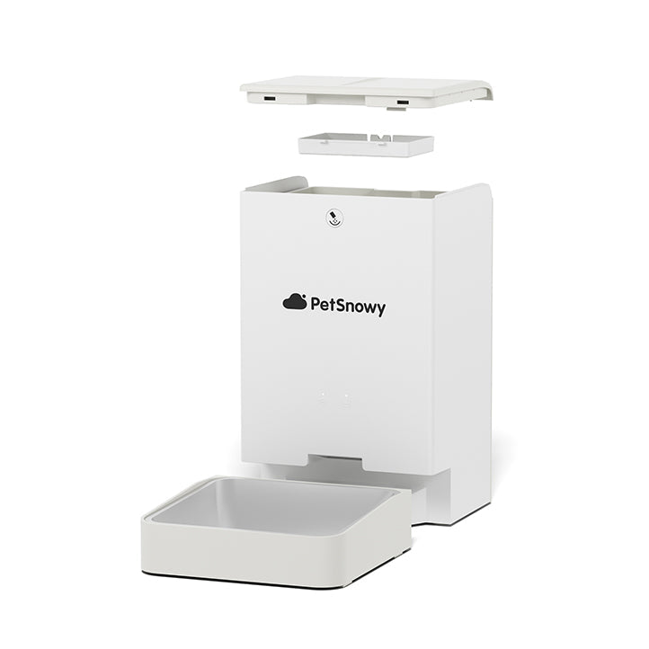 Automatic Cat Feeder, Anti-Clog 1.05-Gallon Dispenser Offering 10 Custom Feeding Schedules source image 31