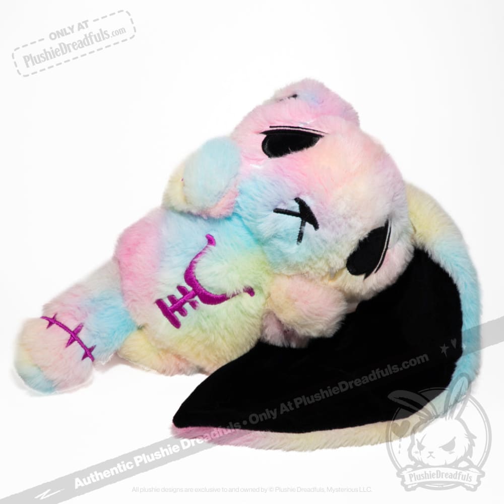 Tie-Dye Anxiety Rabbit Plush Set, 50 cm Character with Two Worry Bunnies Stored Inside the Zippered Body source image 32