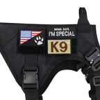 Heavy-Duty Tactical No-Pull Dog Harness with Dual D-Ring Control and Quick-Release Metal Buckles product image 32