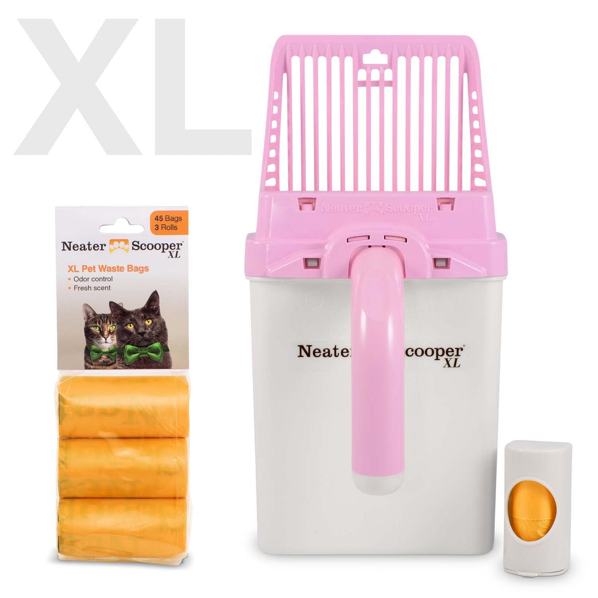 Scoop-to-Bag Cat Litter Scoop for One-Handed Cleanup, Quick-Sift Head and Large-Capacity Bag Bin source image 33