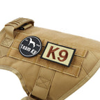 Heavy-Duty Tactical No-Pull Dog Harness with Dual D-Ring Control and Quick-Release Metal Buckles product image 33