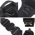 Heavy-Duty Tactical No-Pull Dog Harness with Dual D-Ring Control and Quick-Release Metal Buckles product image 34