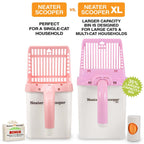 Scoop-to-Bag Cat Litter Scoop for One-Handed Cleanup, Quick-Sift Head and Large-Capacity Bag Bin source image 36