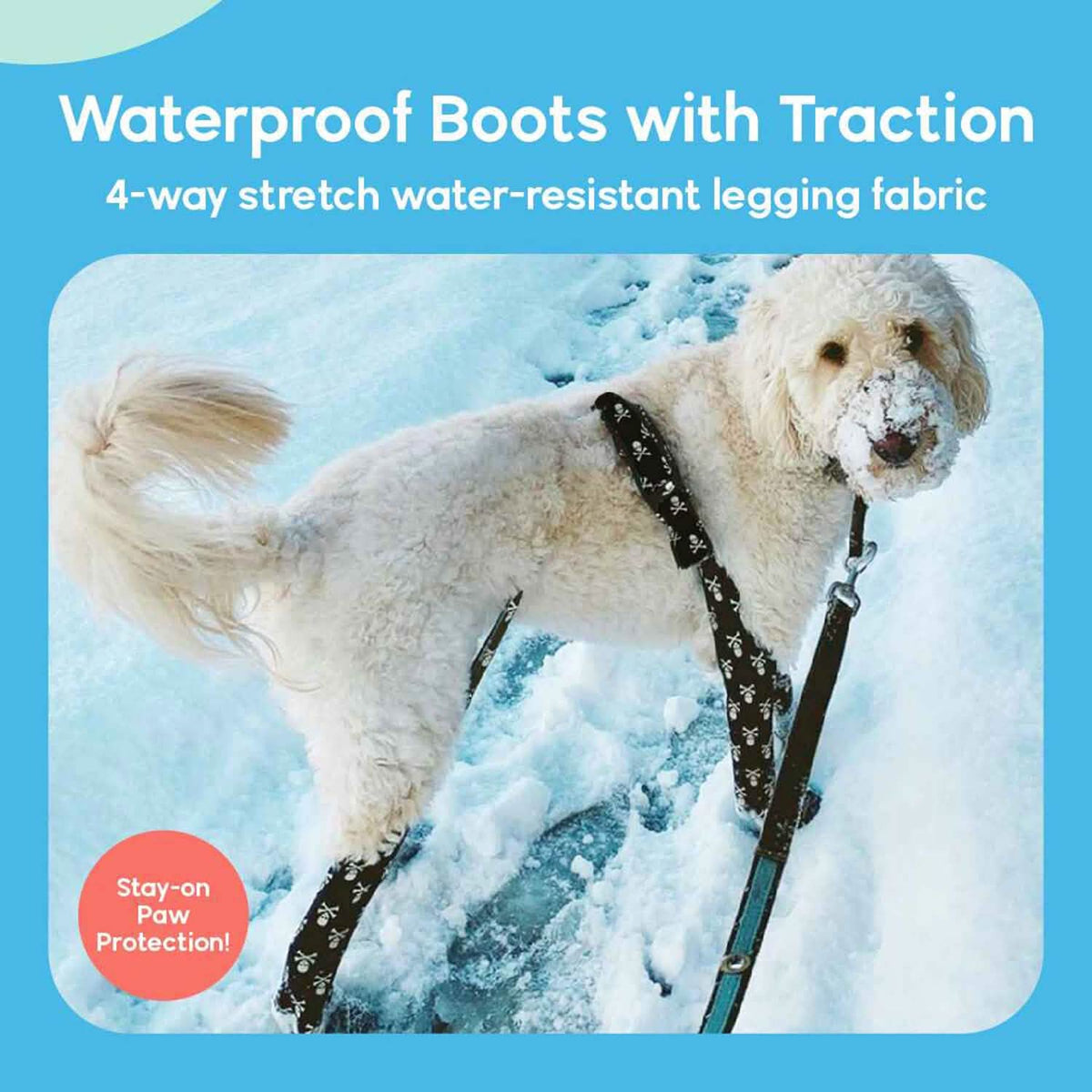 Waterproof Dog Boot Leggings for Winter Walks, Seam-Free TPE Paw Covers and Full-Leg Protection source image 36
