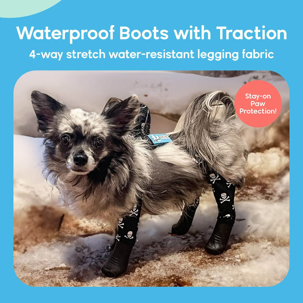 Waterproof Dog Boot Leggings for Winter Walks, Seam-Free TPE Paw Covers and Full-Leg Protection source image 37