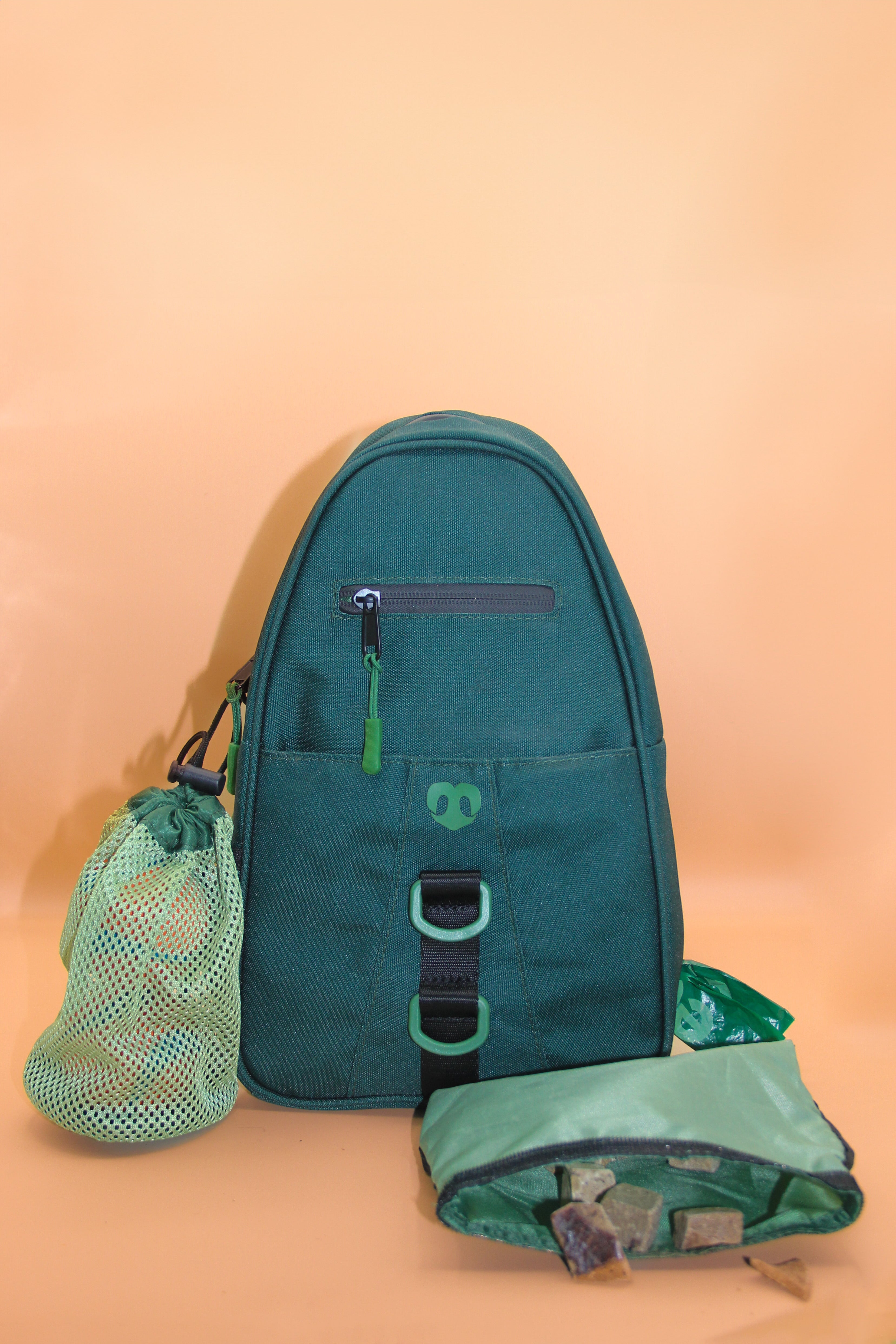 Waterproof Dog Walking Shoulder Bag, Organized Treat and Waste Storage for Training and Daily Outings source image 38