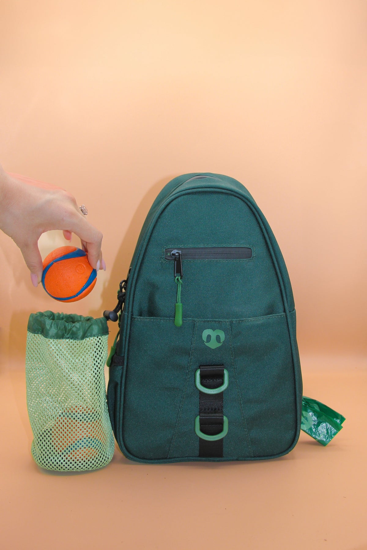 Waterproof Dog Walking Shoulder Bag, Organized Treat and Waste Storage for Training and Daily Outings source image 40