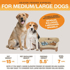 Elevated Mess-Proof Pet Feeding Station, Spill-Containment Design and Dishwasher-Safe Stainless Steel Bowls source image 40