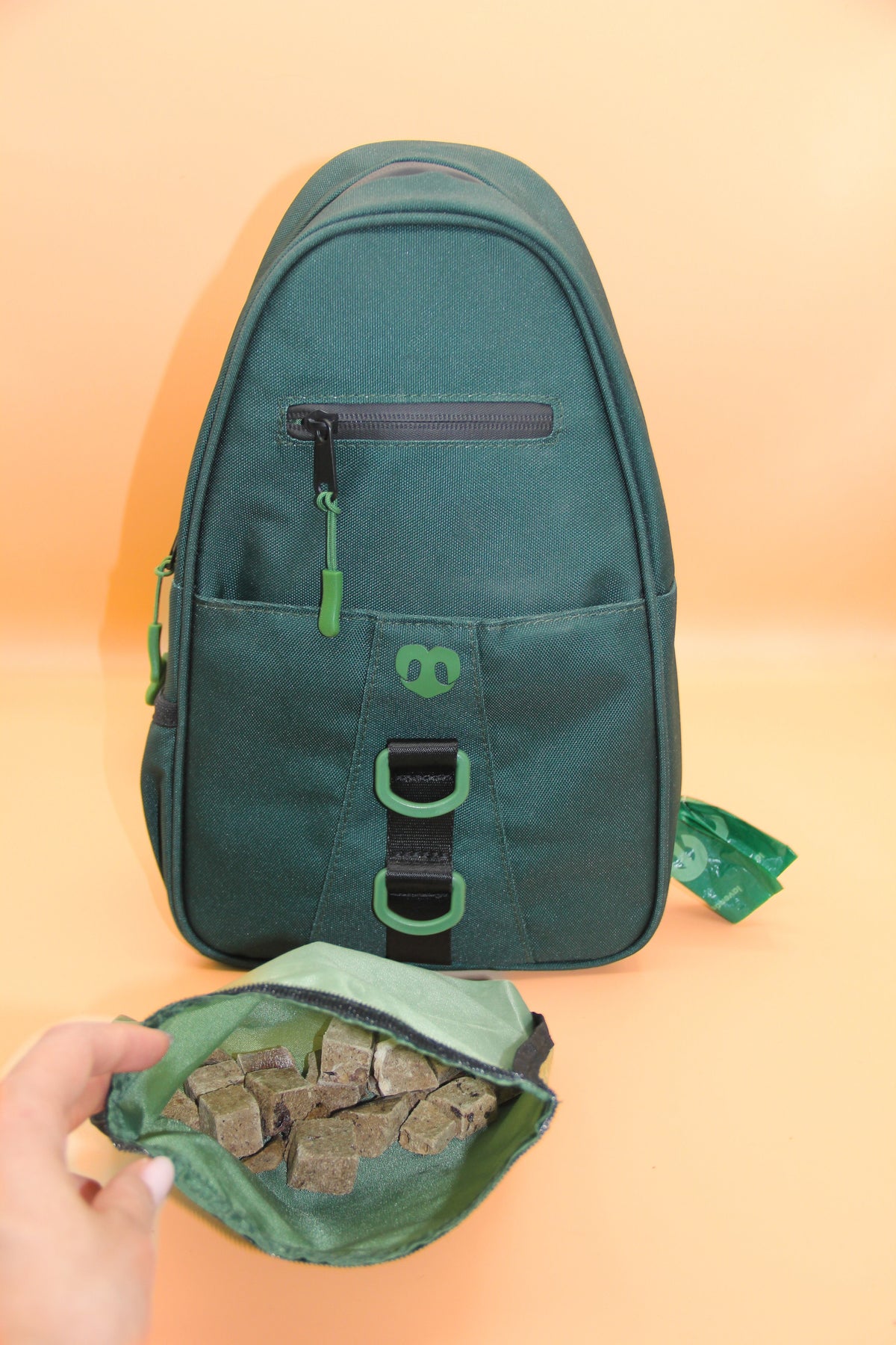 Waterproof Dog Walking Shoulder Bag, Organized Treat and Waste Storage for Training and Daily Outings source image 41