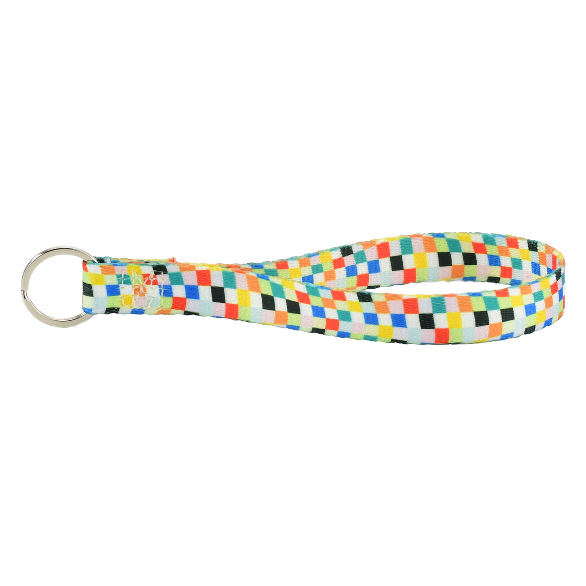 Recycled Webbing Keychain Wristlet Indy Flags