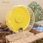 Super-Silent Hamster Exercise Wheel with Adjustable Height and Dual-Bearing Spinner in Four Sizes source image 43
