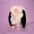 Tie-Dye Anxiety Rabbit Plush Set, 50 cm Character with Two Worry Bunnies Stored Inside the Zippered Body source image 43