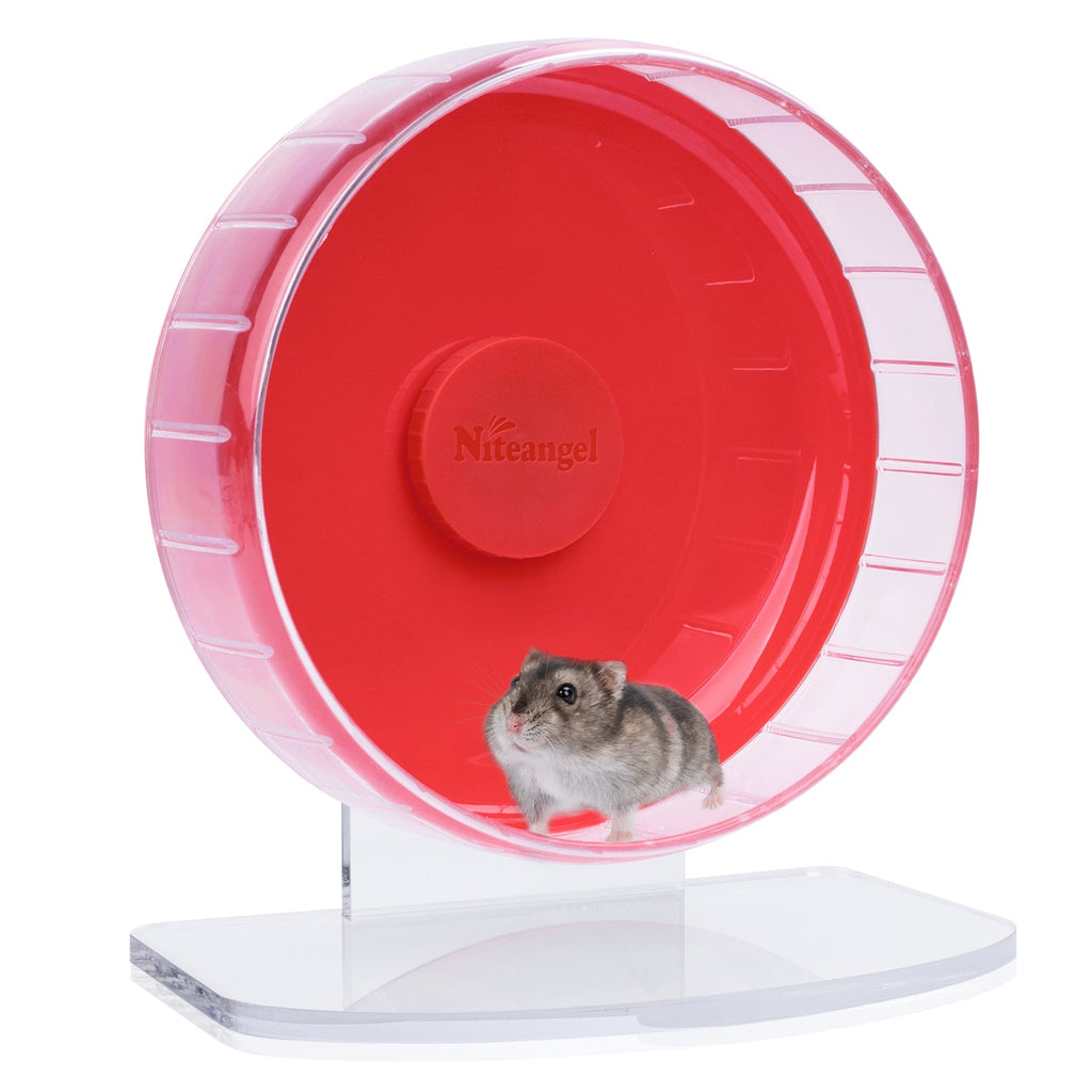 Super-Silent Hamster Exercise Wheel with Adjustable Height and Dual-Bearing Spinner in Four Sizes source image 45