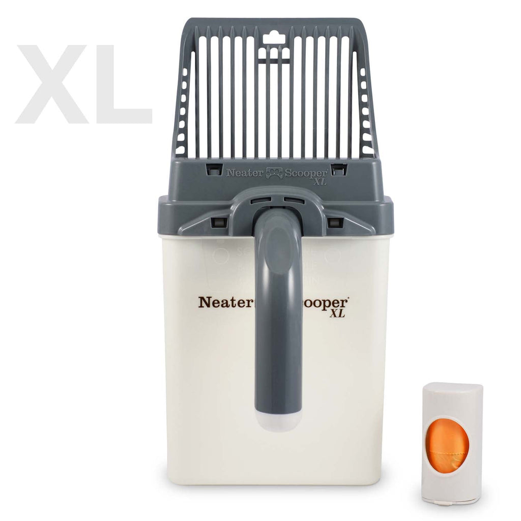 Scoop-to-Bag Cat Litter Scoop for One-Handed Cleanup, Quick-Sift Head and Large-Capacity Bag Bin source image 45