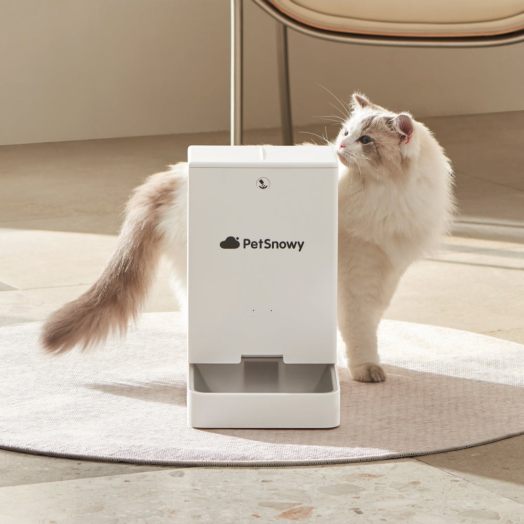 Automatic Cat Feeder, Anti-Clog 1.05-Gallon Dispenser Offering 10 Custom Feeding Schedules source image 45