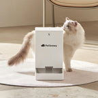Automatic Cat Feeder, Anti-Clog 1.05-Gallon Dispenser Offering 10 Custom Feeding Schedules source image 45
