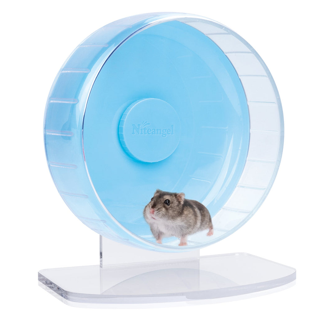 Super-Silent Hamster Exercise Wheel with Adjustable Height and Dual-Bearing Spinner in Four Sizes source image 48