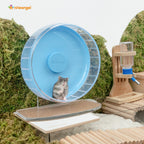 Super-Silent Hamster Exercise Wheel with Adjustable Height and Dual-Bearing Spinner in Four Sizes source image 49