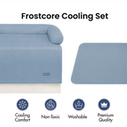 Cooling Dog Bed and Couch Cover Set, Breathable Washable Mat with Non-Slip Base in Multiple Sizes and Patterns source image 51